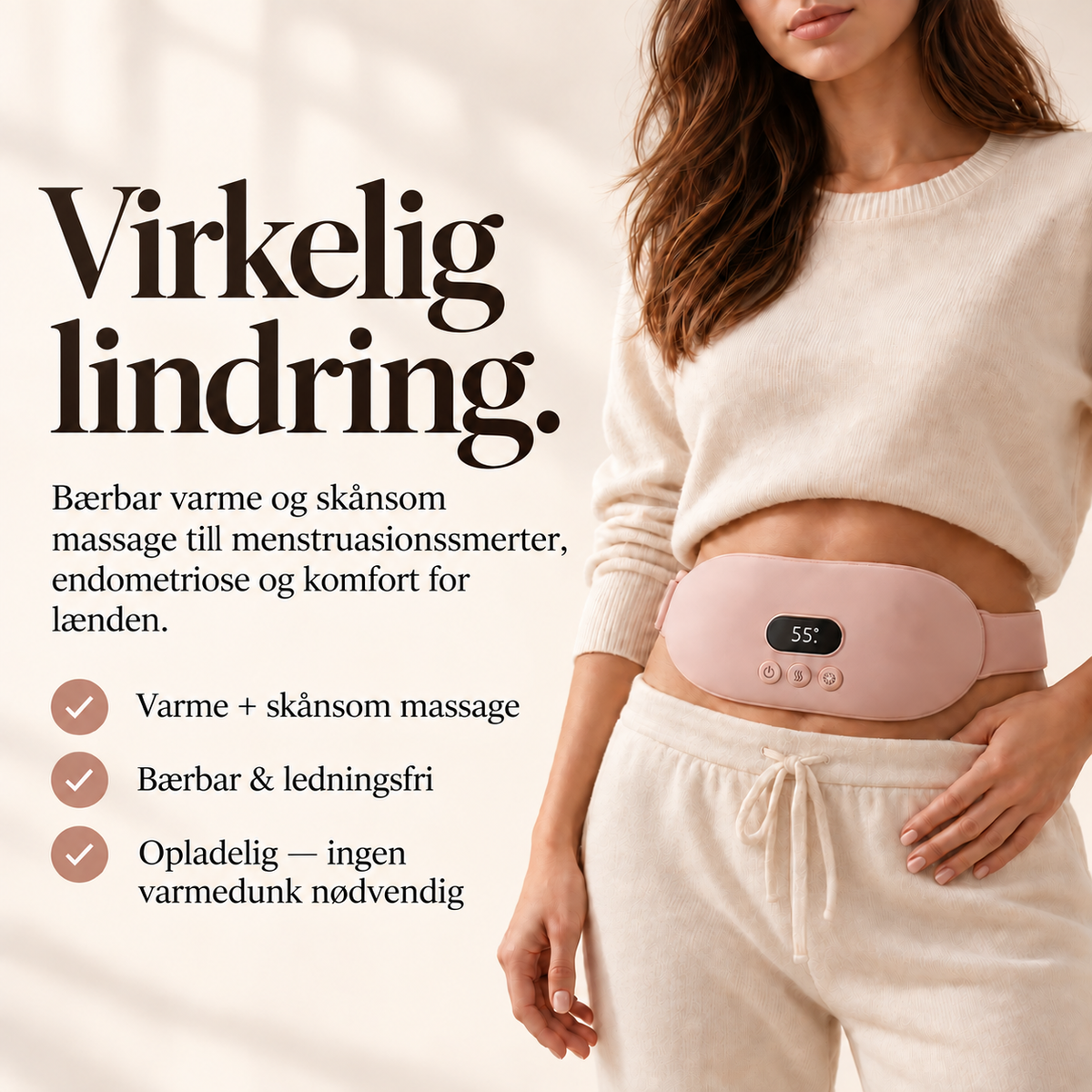 The Women™ Varmebælte – Lindring ved menstruationssmerter & endometriose